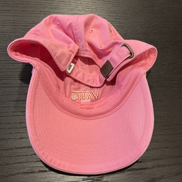 Vans Unisex Hat Pink embroidered logo Outdoor Streetwear Skater Adjustable - Picture 2 of 3